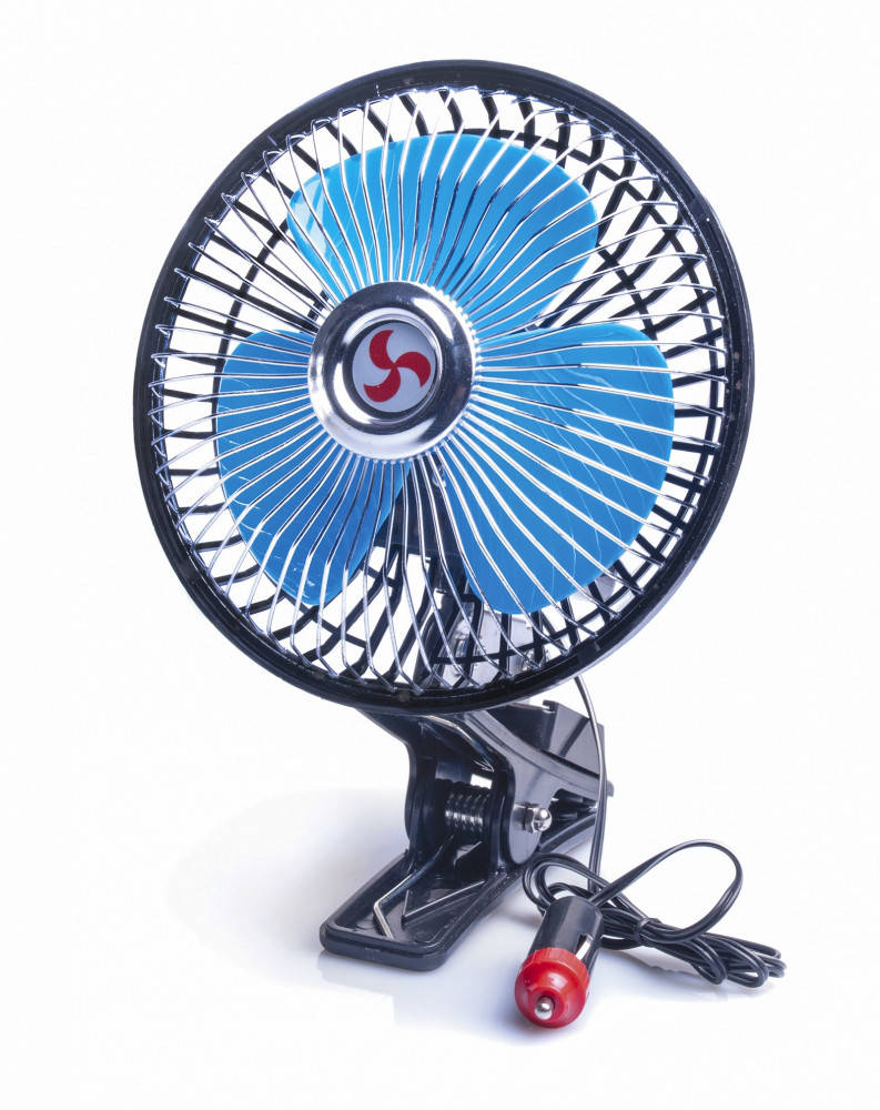 

Вентилятор салона 6" 12v металл, поворотный, прищепка, (LA 180201), (LAVITA)
