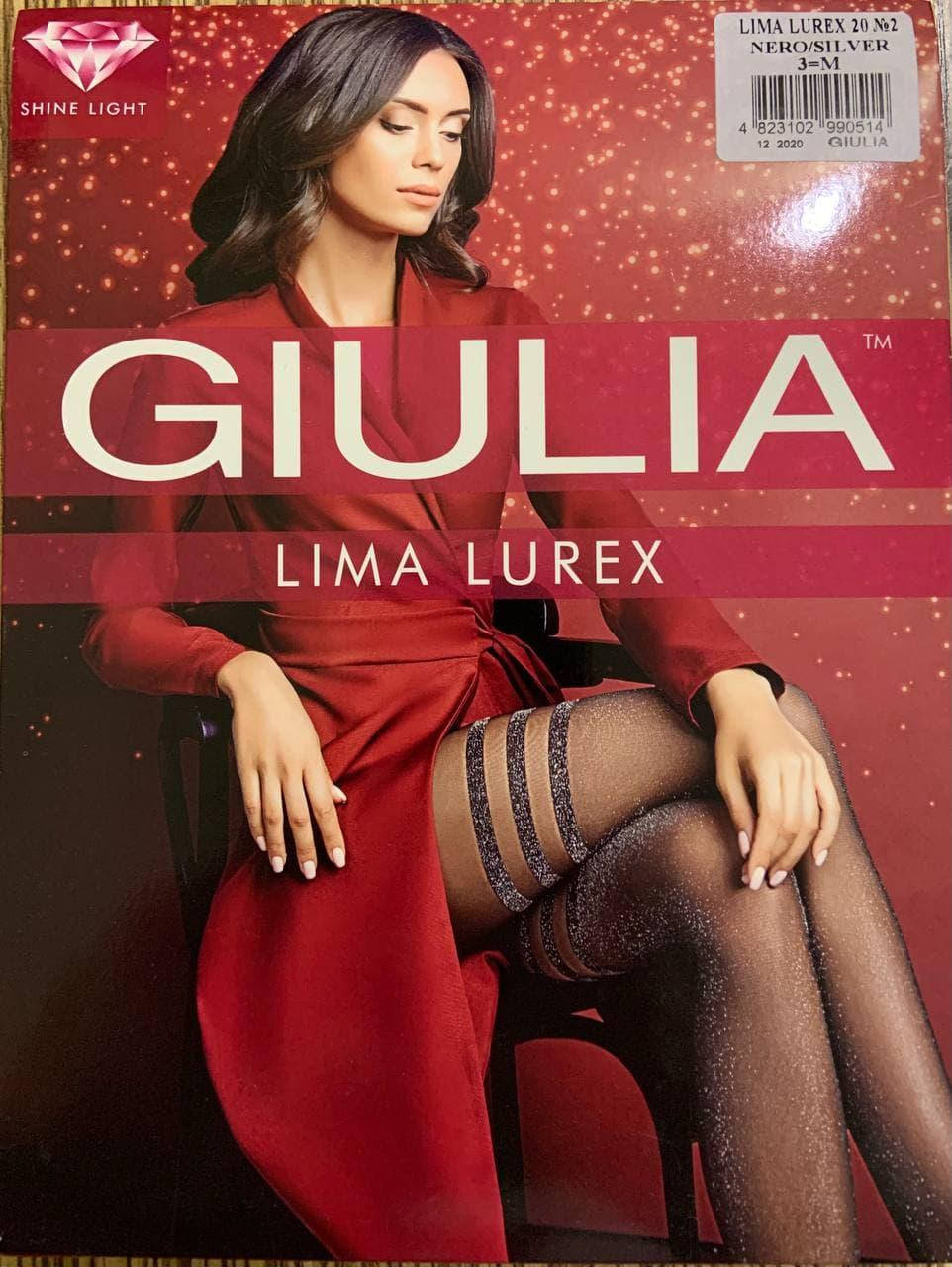 

КОЛГОТКИ НАРЯДНЫЕ С УЗОРОМ И ЛЮРЕКСОМ 20 ДЕН, Черный