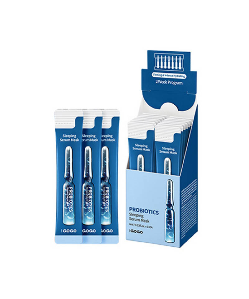 

Ночная ампульная маска JUST GOGO Sleeping Serum Mask 4ml Пробиотики (Probiotics)