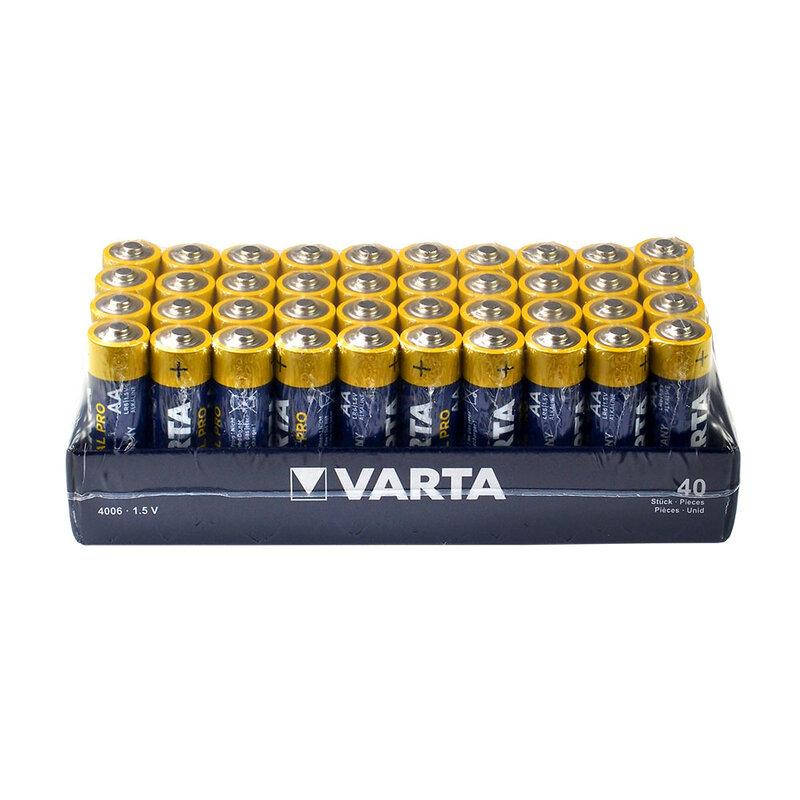 

Батарейка щелочная Varta Industrial PRO (4006), AA/(HR6), коробка 40шт
