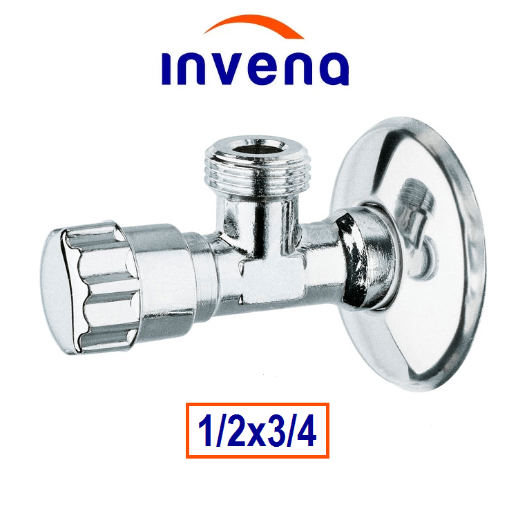 

Кран приборный (сантехничный) угловой Invena 1/2"x3/4" з розеттою (ZW-52-020)
