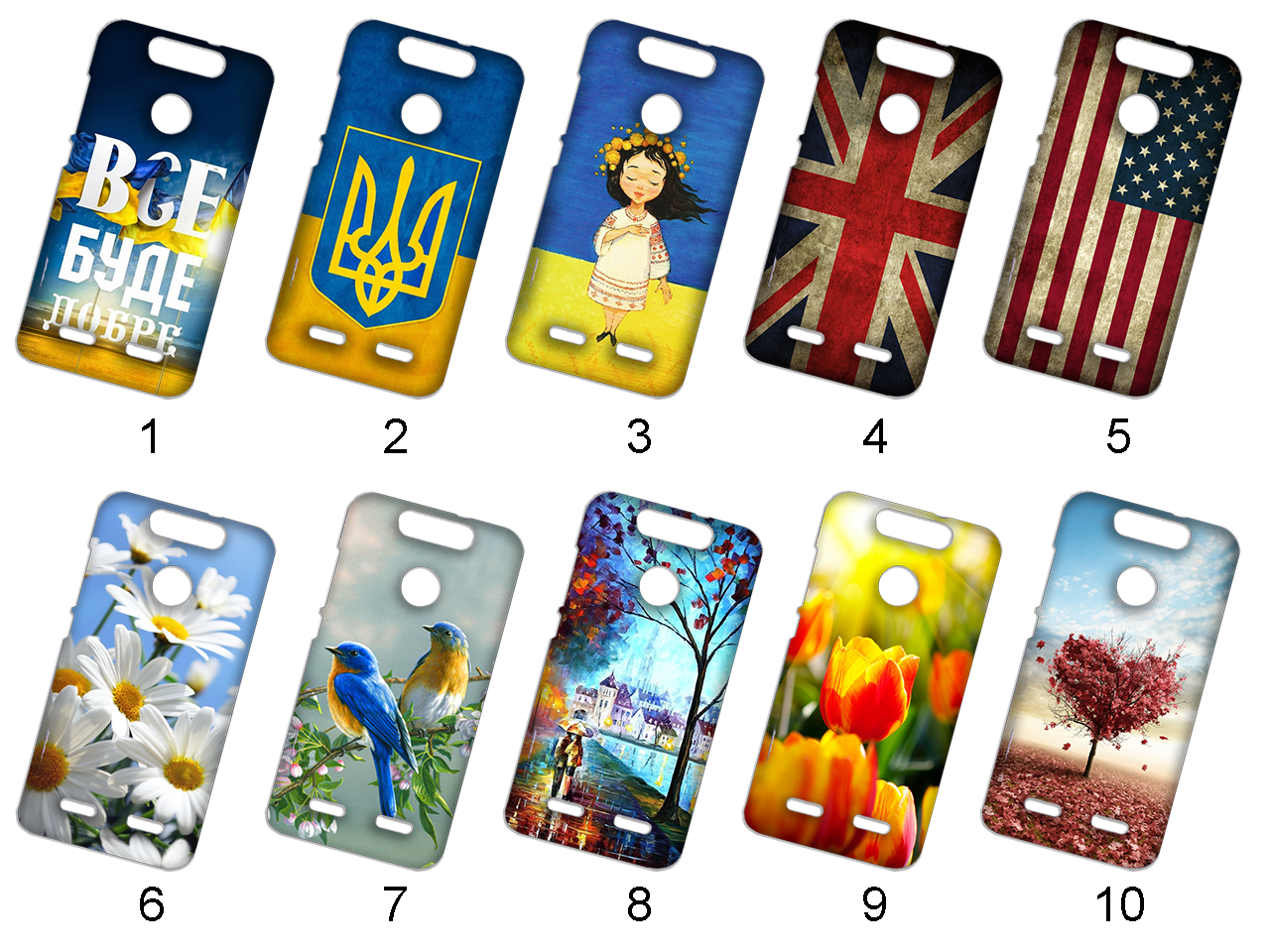 

Силиконовый чехол с рисунком для ZTE Blade V8 Lite