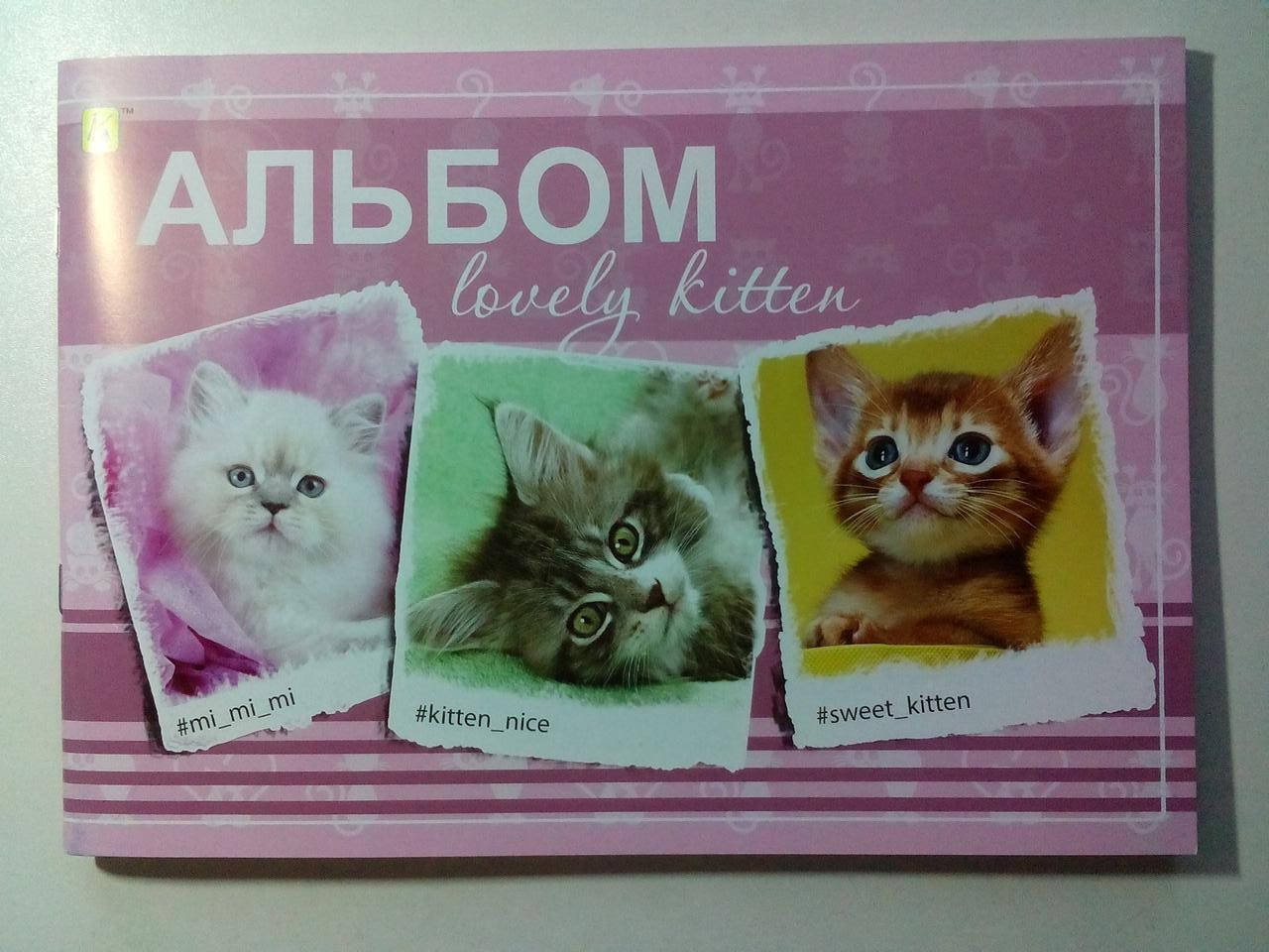 

Альбом для рисования А4 60 листов 120 (100) г/м², скоба КОШЕЧКИ / альбом для малювання 60 аркушів, Белый