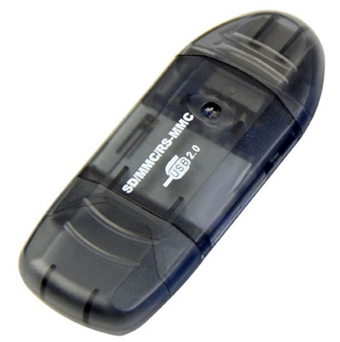 

Картридер STLab U-371 black для SD/MMC/RS-MMC карт черный
