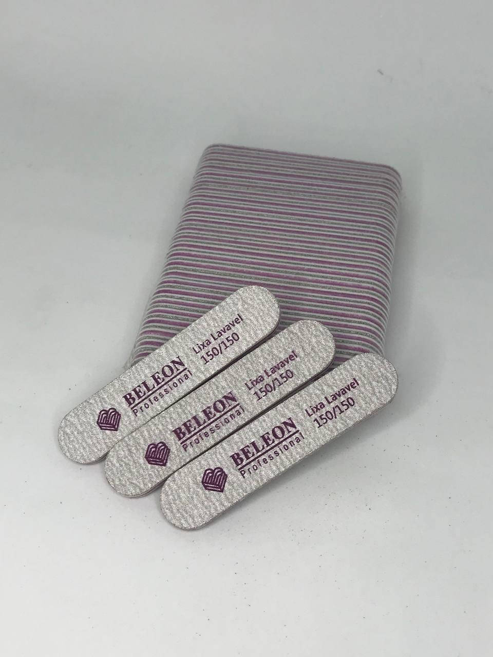

Пилка для ногтей mini BELEON 150/150, 25шт/уп.