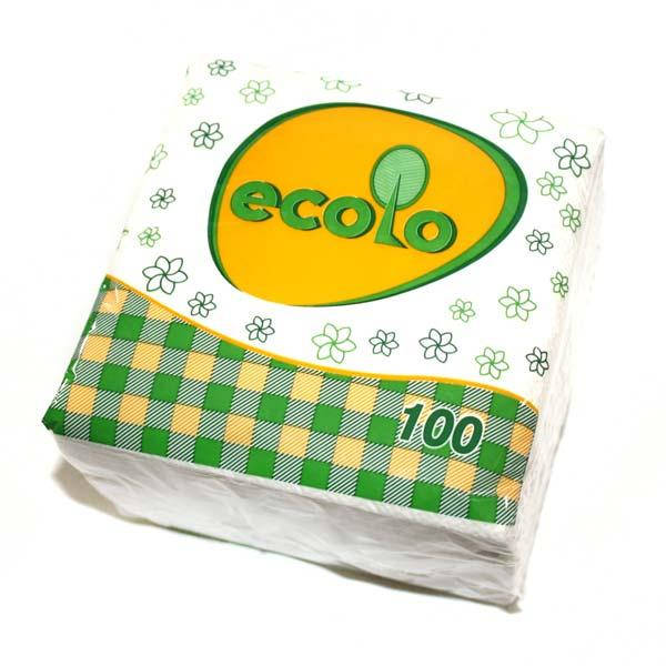 

Cерветки Ecolo 100шт 24*24
