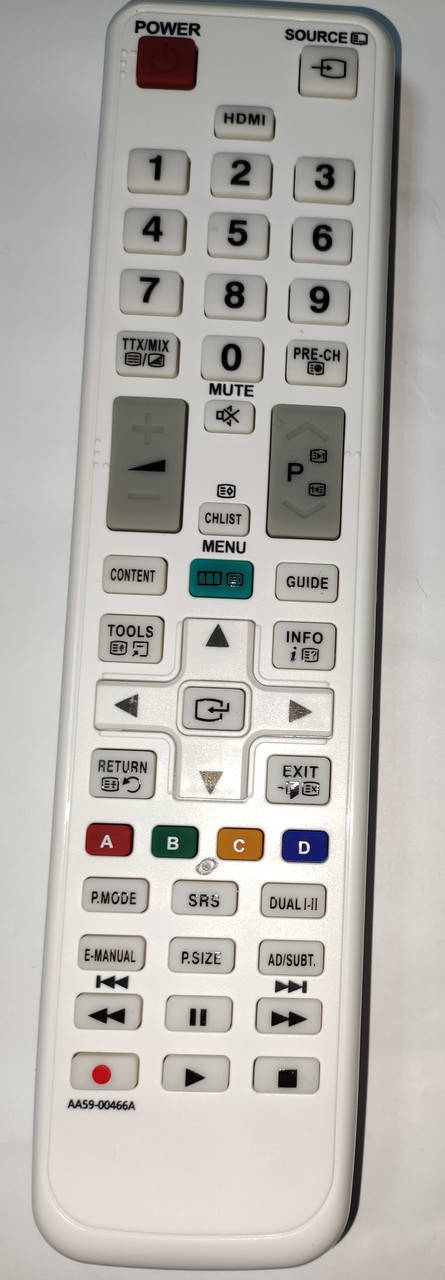 

Пульт для телевізора Samsung AA59-00466A, Белый