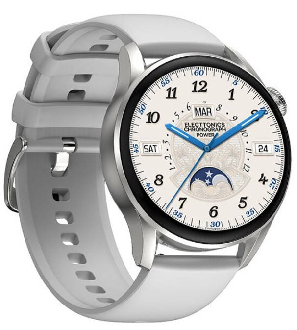 

Мужские умные часы Smart DT3 Nitro Silver. Bluetooth смарт часы сенсорные для звонков