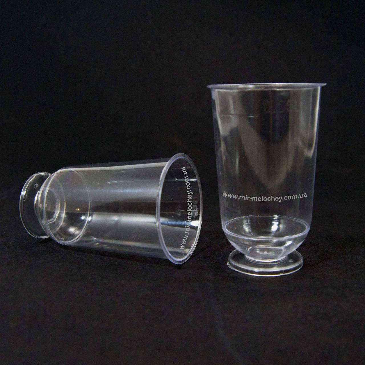

Рюмка стеклоподобная на ножке 50 ml уп/40 штук