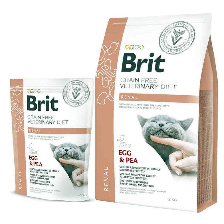 

Brit GF Veterinary Diets Cat Renal корм для кошек при заболеваниях почек 2 кг 400 г
