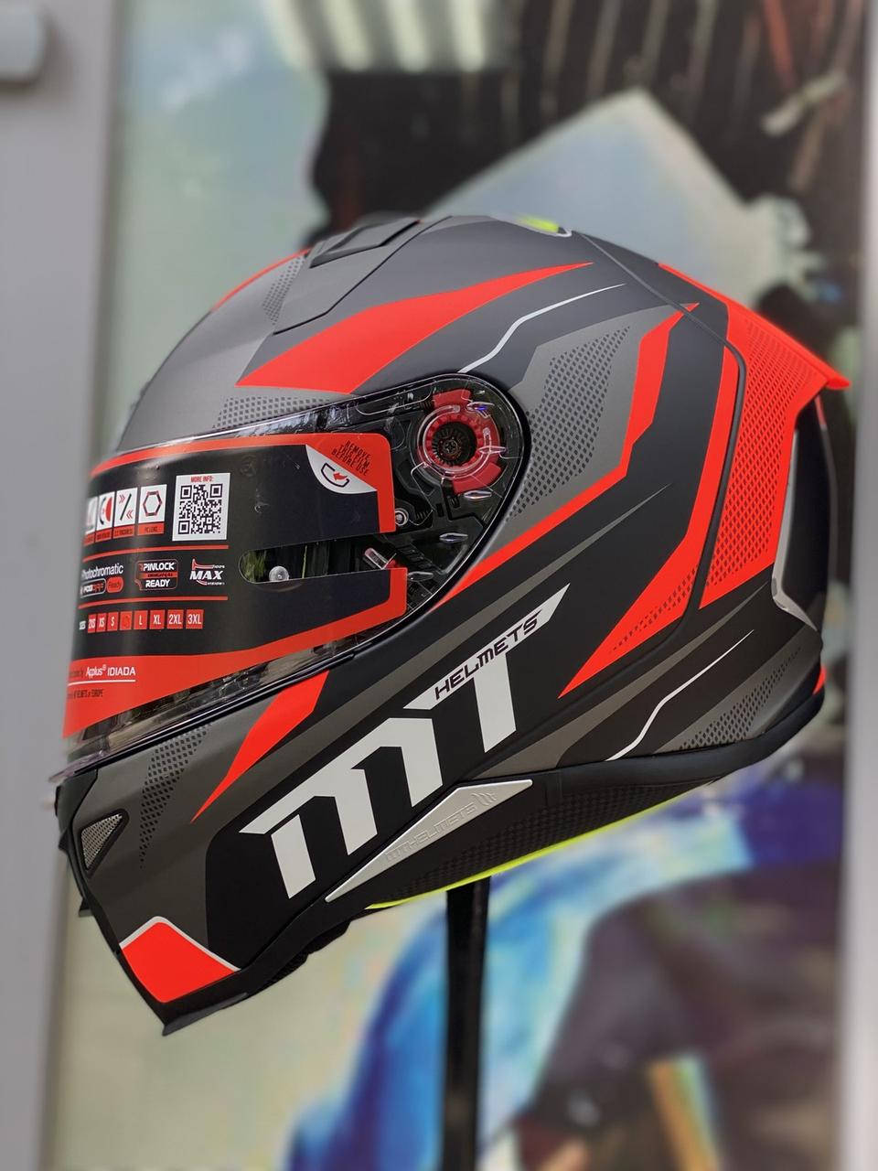 

Мотошлем MT Revenge 2 Foundation C1 Matt Black, Черный
