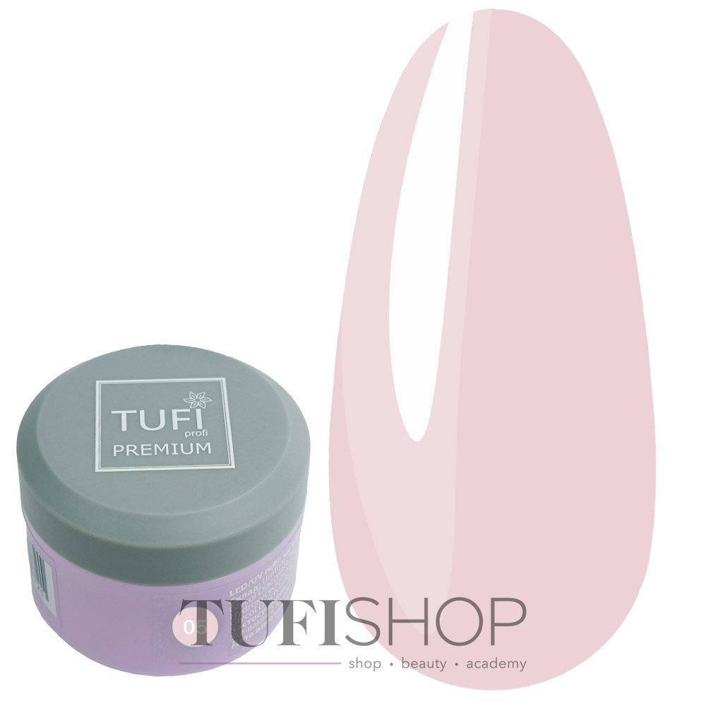 

LED/UV гель для наращивания TUFI profi PREMIUM Gel 05 First Lady 30 г (0105908), Белый