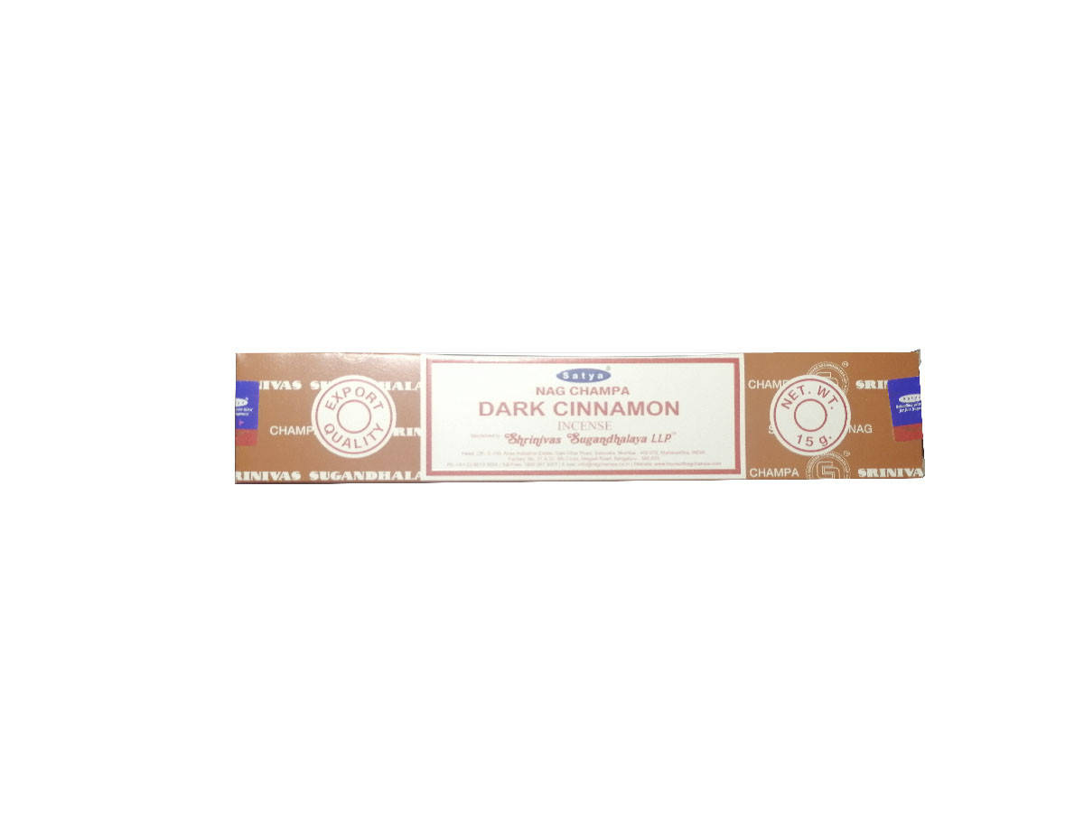 

DARK CINNAMON 15GM. SATYA АРОМАПАЛОЧКИ КОРИЦА 15 ГРМ. САТЬЯ