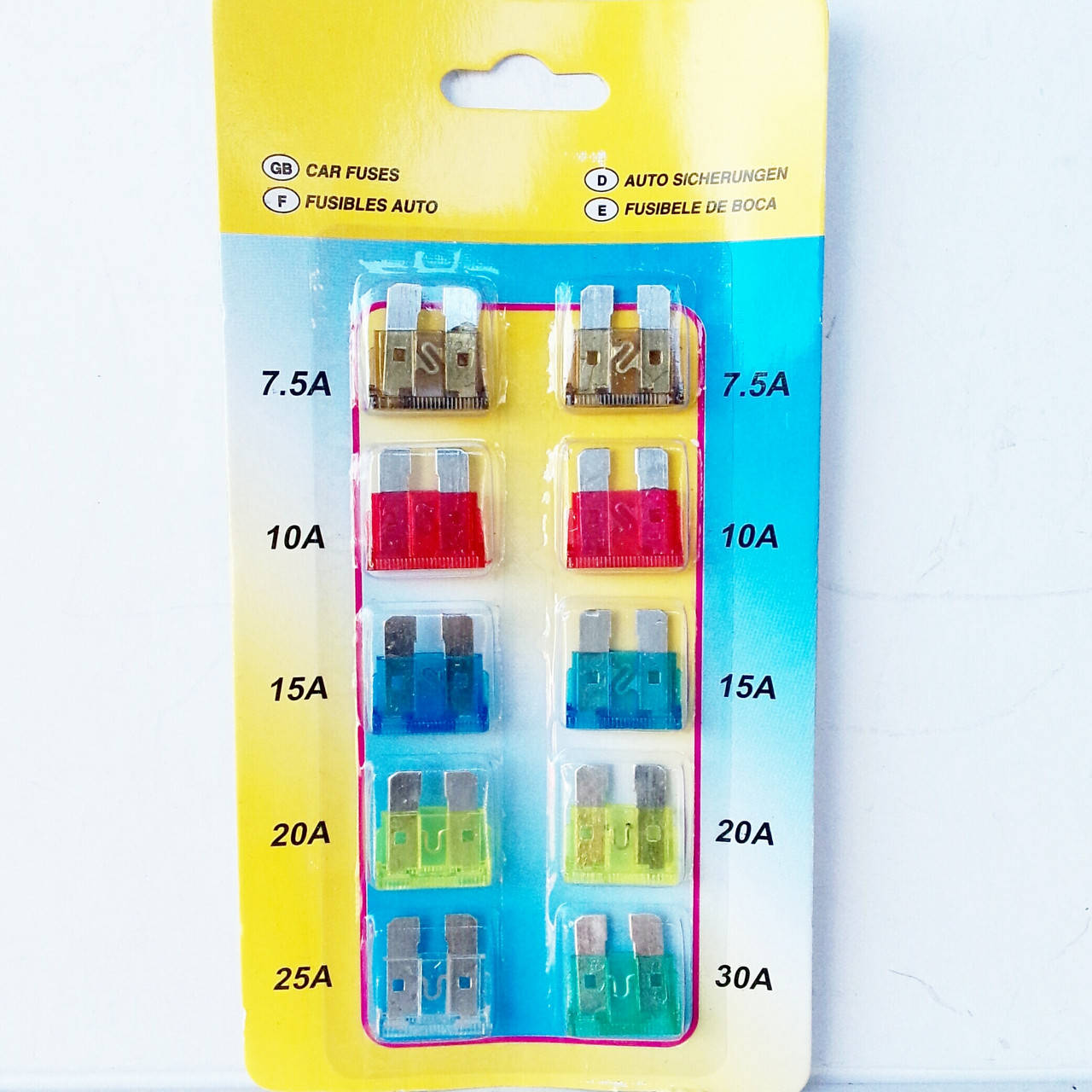 

Предохранители стандарт от 5-30А SKT-0007 (QY194)