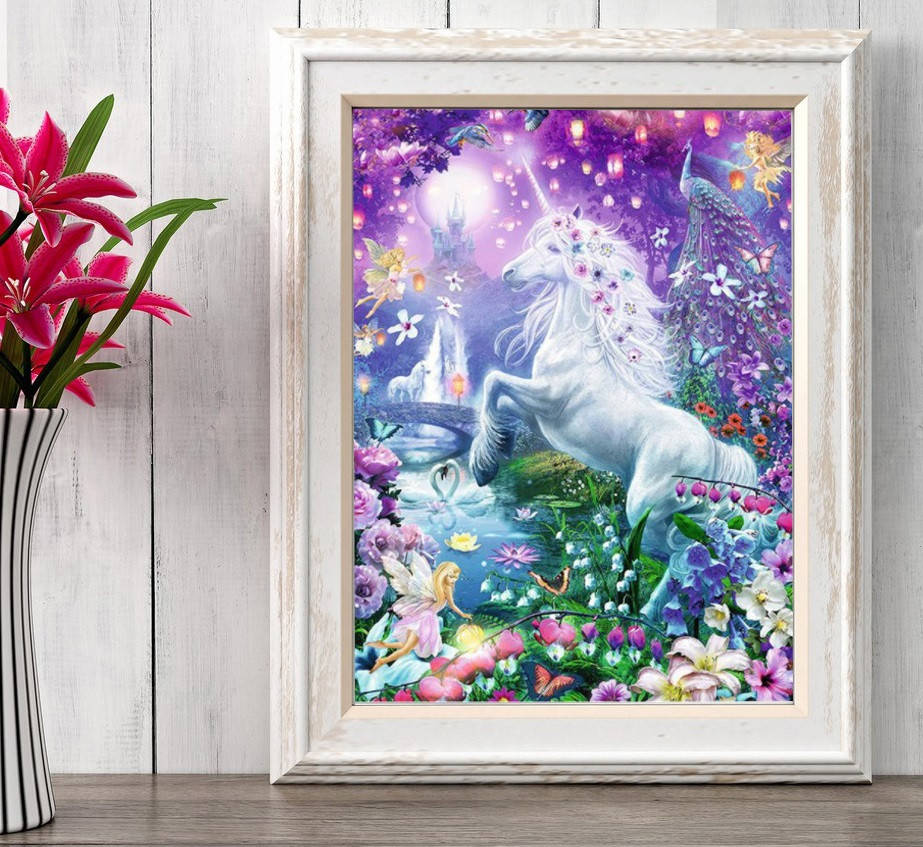 

Алмазная мозаика "Unicorn", картина стразами. Блестящая. 40*50 см