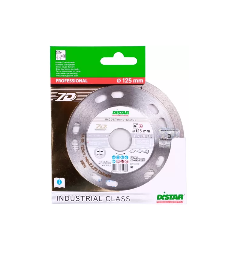 

Алмазный диск DISTAR 7D ESTHETE 125 мм (1,1 мм)