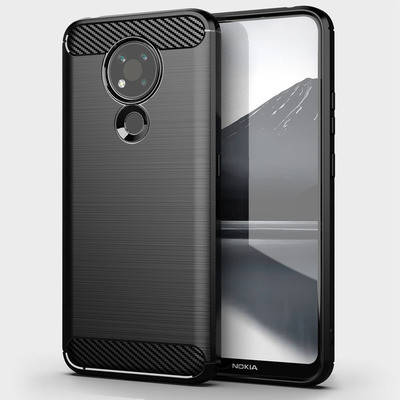 

Чехол Carbon Fiber для Nokia 3.4 Черный