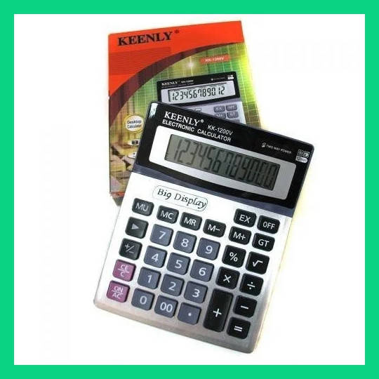 

Офисный калькулятор 1200, Серый