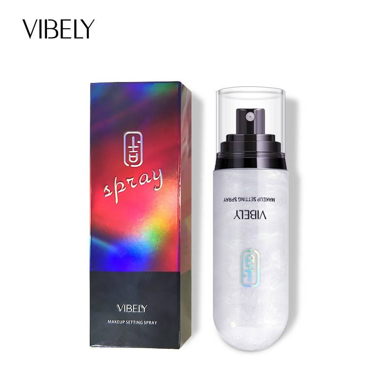 

Спрей для закрепления макияжа Vibely Makeup Setting Spray #02 серебренный, 90мл