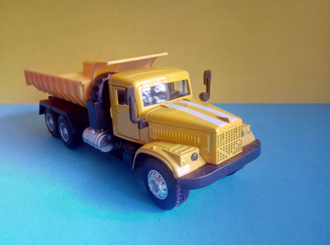 

Игрушка КРАЗ-257 самосвал грузовик Автосвит, Желтый