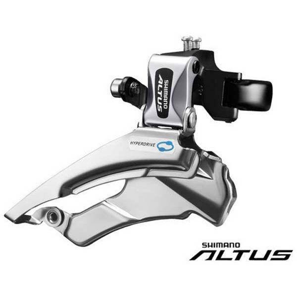 

Переключатель передний Shimano Altus FD-M313 универсальный адаптер 28,6мм-34,9мм 42-48 зуба