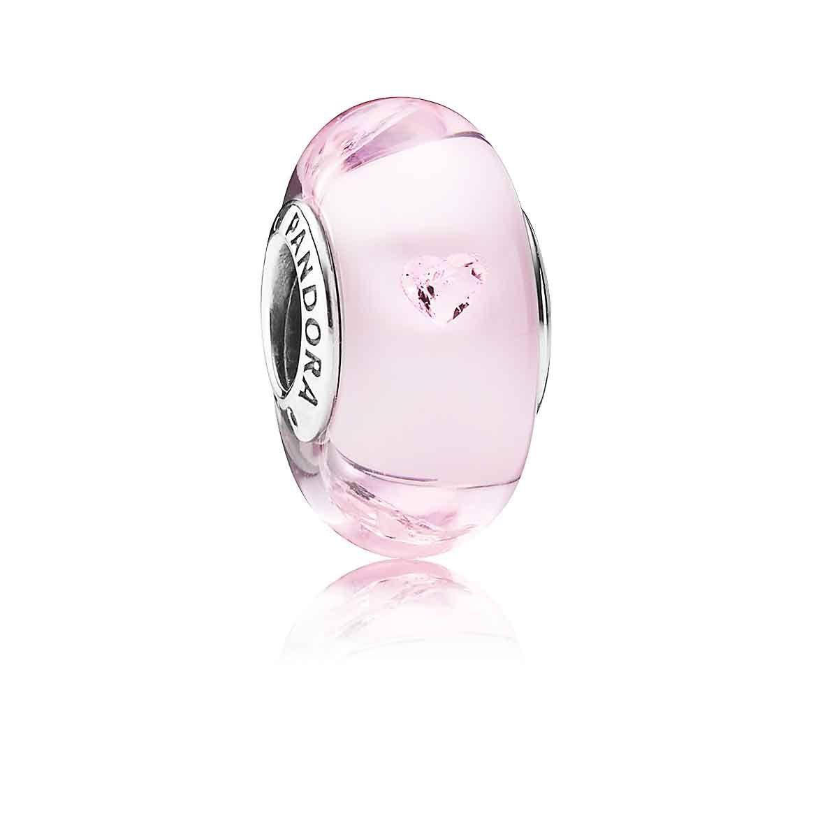

Серебряный шарм Pandora "Розовое мурано" 791632PCZ
