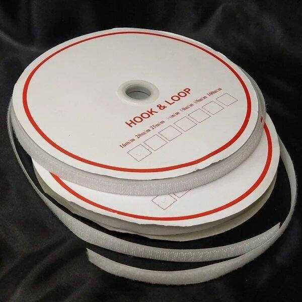 

Липучка швейная пришивная 1,6 см Белая 22,5 м., Белый