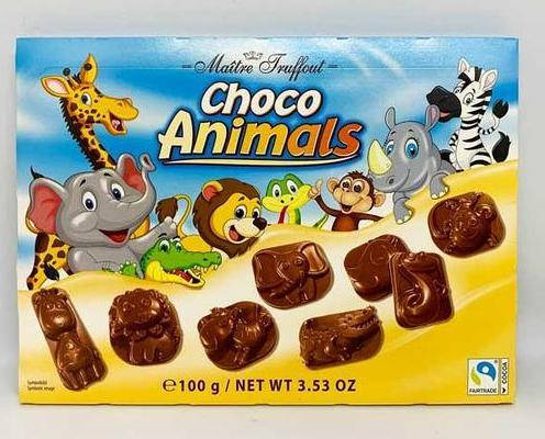 

Шоколад молочный фигурный Choco Animals Maitre Truffout 100г