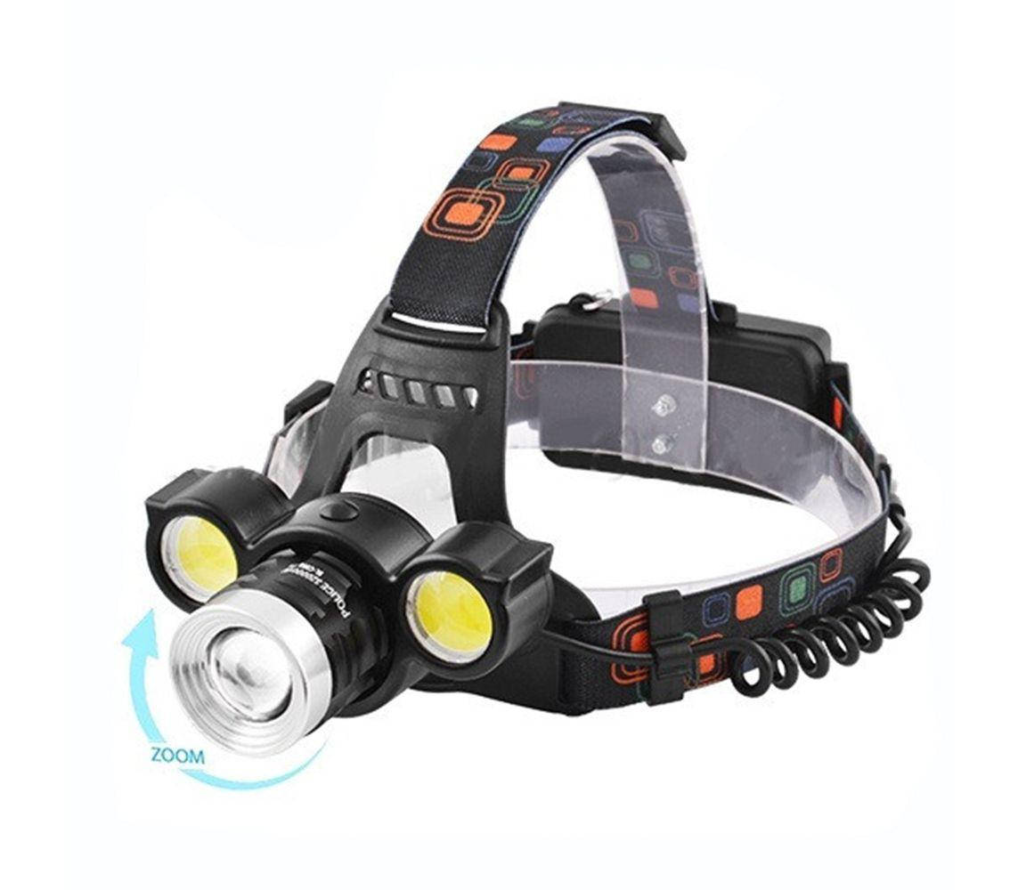 

Налобный фонарь BL 878 T6 COB, Черный