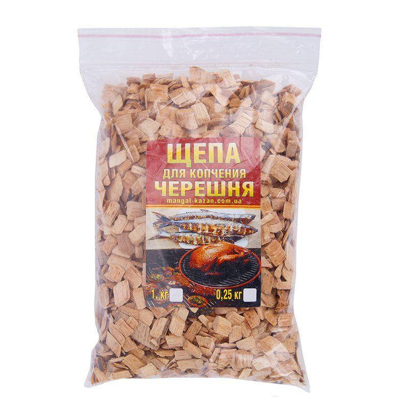 

Щепа (опилки) древесная для копчения ЧЕРЕШНЯ 0,850 кг.