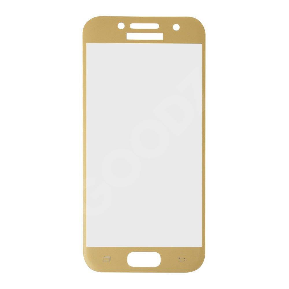 

Защитное стекло для Samsung A320 Galaxy A3 (2017) 3D, цвет золотой