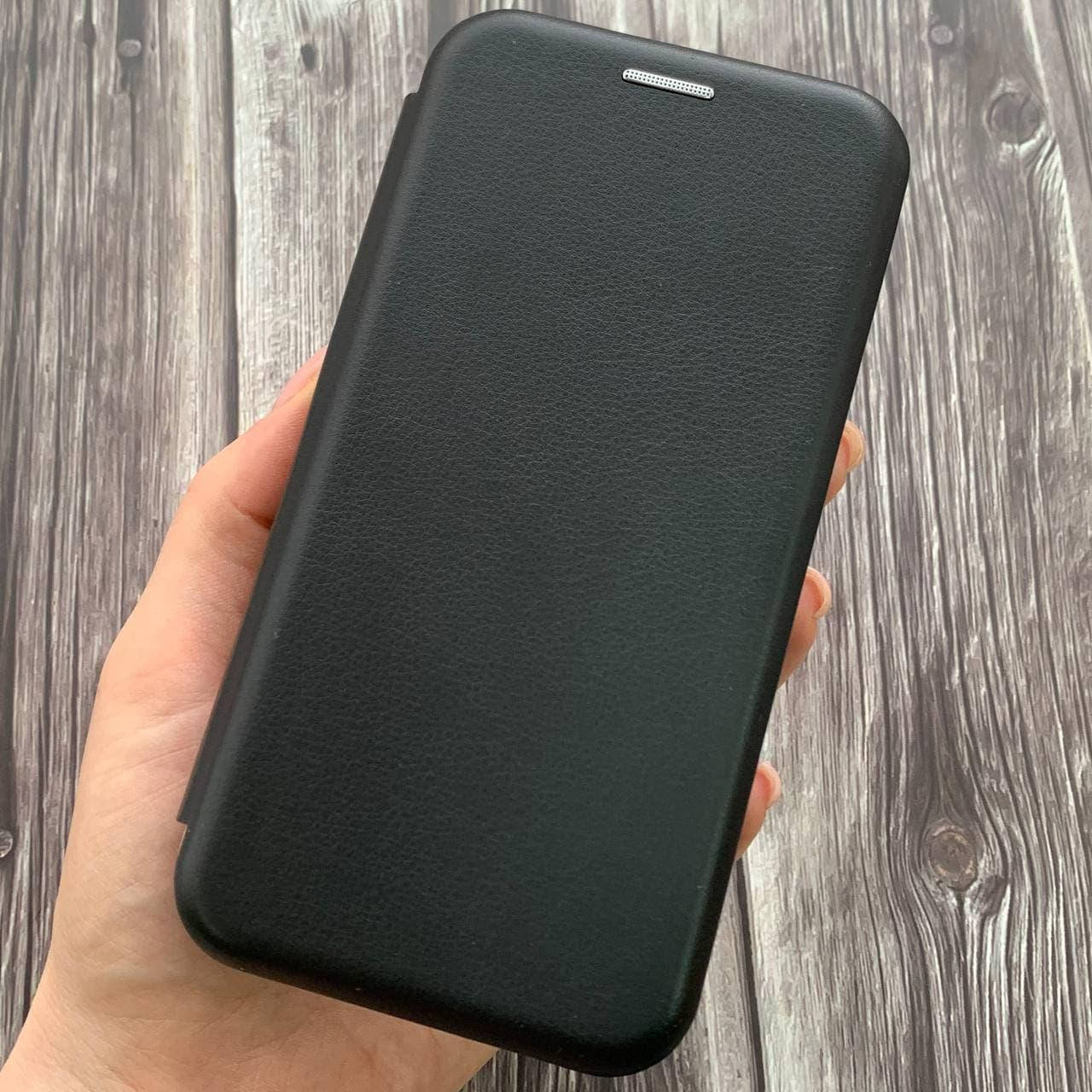 

Чехол книга для Samsung J3 2016 J320 с эко кожи с подставкой книжка на телефон самсунг дж3 дж320 черная STN, Черный