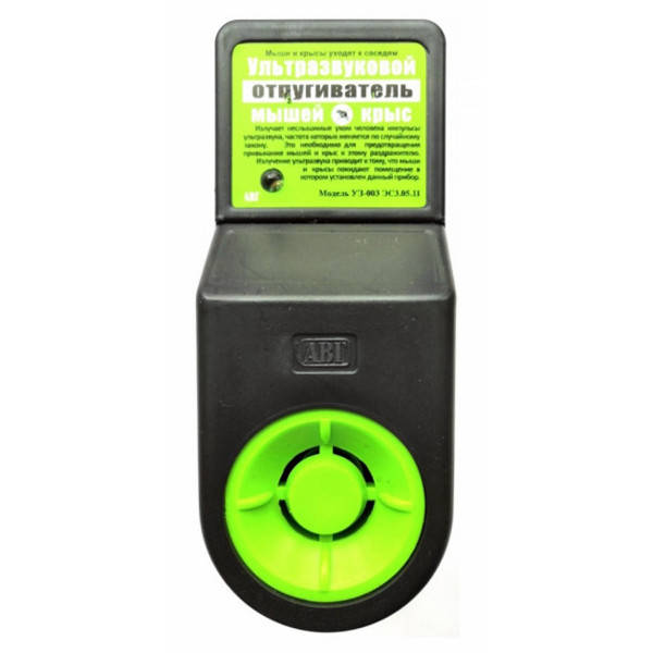 

Ультразвуковой отпугиватель мышей и крыс УЗ-003, 150 кв.м