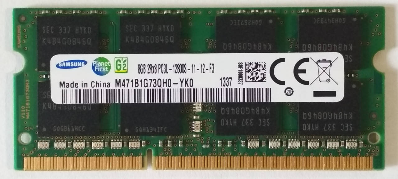 

Для ноутбука 8GB DDR3L 1600MHz Samsung PC3L 12800S 2Rx8 RAM Оперативная память