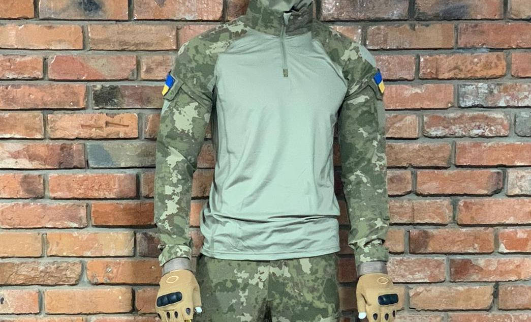 

Тактическая военная рубашка Убакс Combat L, Хаки