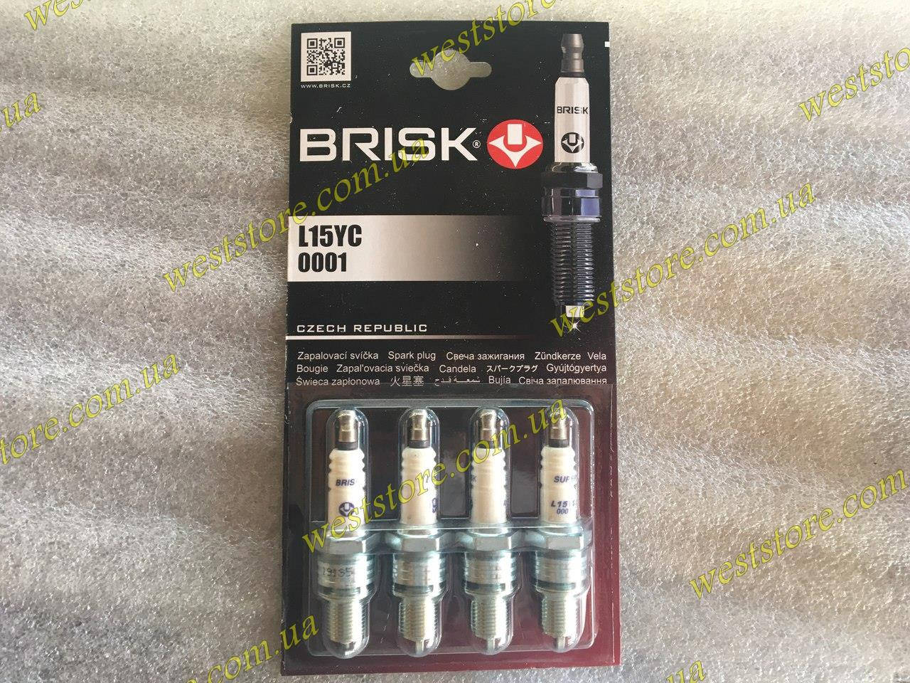 

Свечи Brisk L15YC к-т ваз 2101 2102 2103 2104 2105 2106 2107 2108 2109 21099 2113 2114 2115 заз 1102 таврия