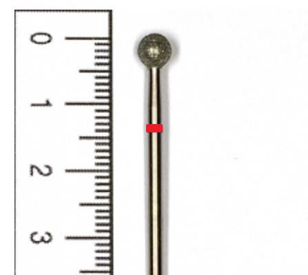 

Насадка на фрезер алмазная большая сферическая шарик