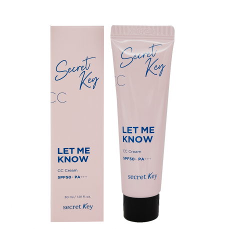 

Осветляющий СС-крем Secret Key Let Me Know CC Cream SPF50 30 мл.