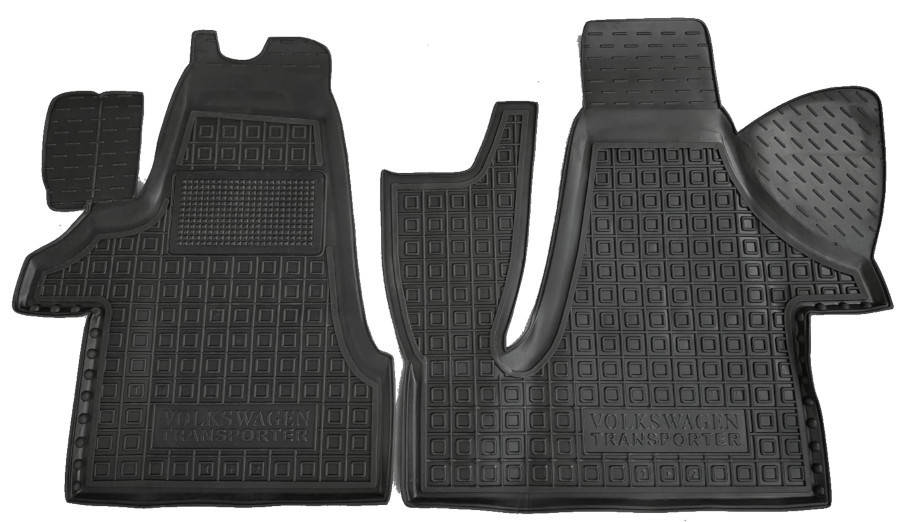 

Полиуретановые коврики в салон Volkswagen Transporter Multivan 2003-2010, 2 шт. (Avto-Gumm), Черный