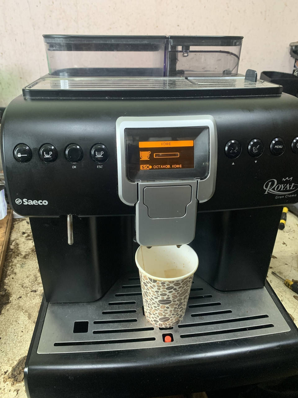 

Кофеварка Saeco Gran Crema бу