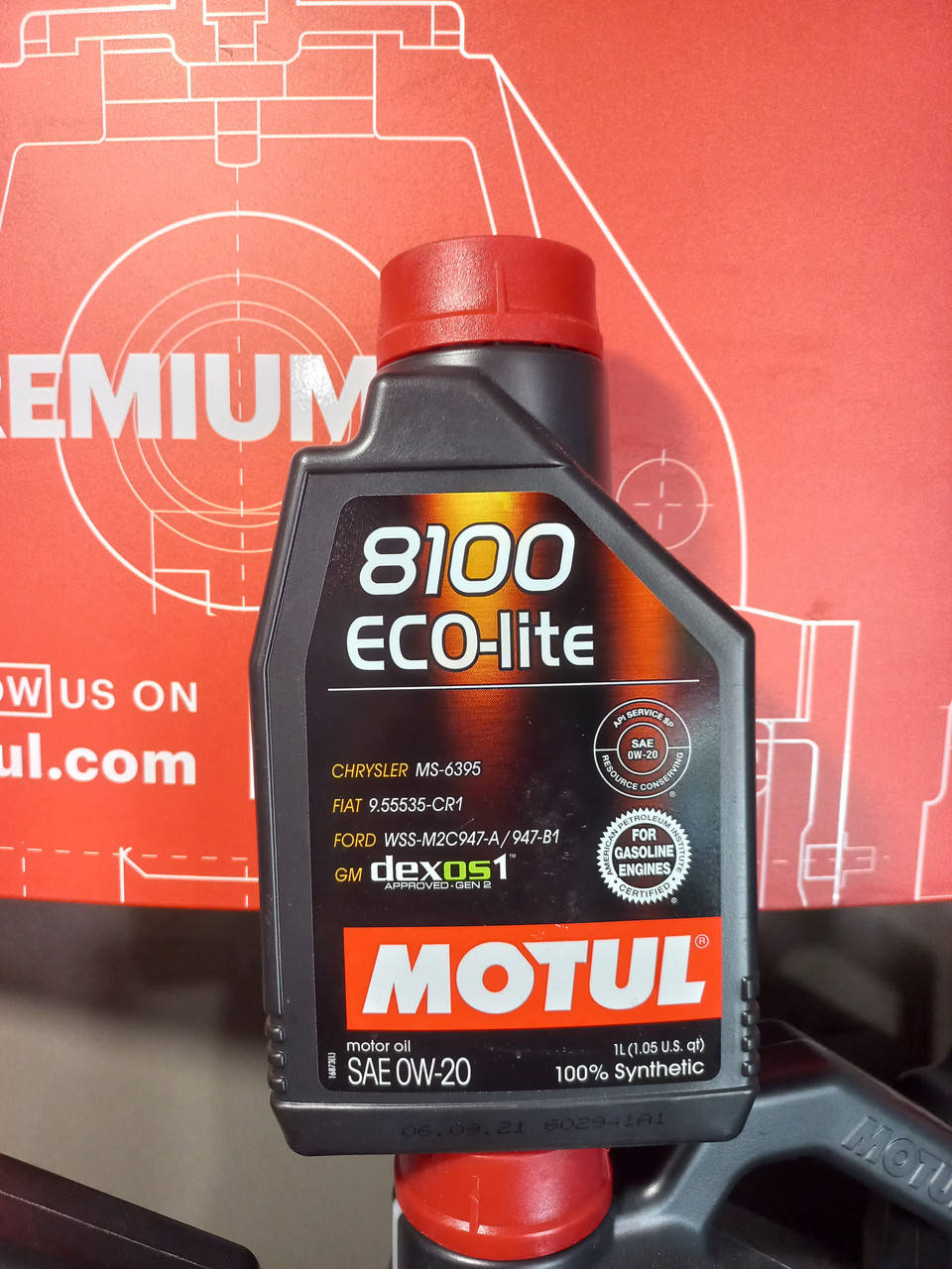 

Масло моторное MOTUL / 8100 Eco-lite / 0W20 / 1 л