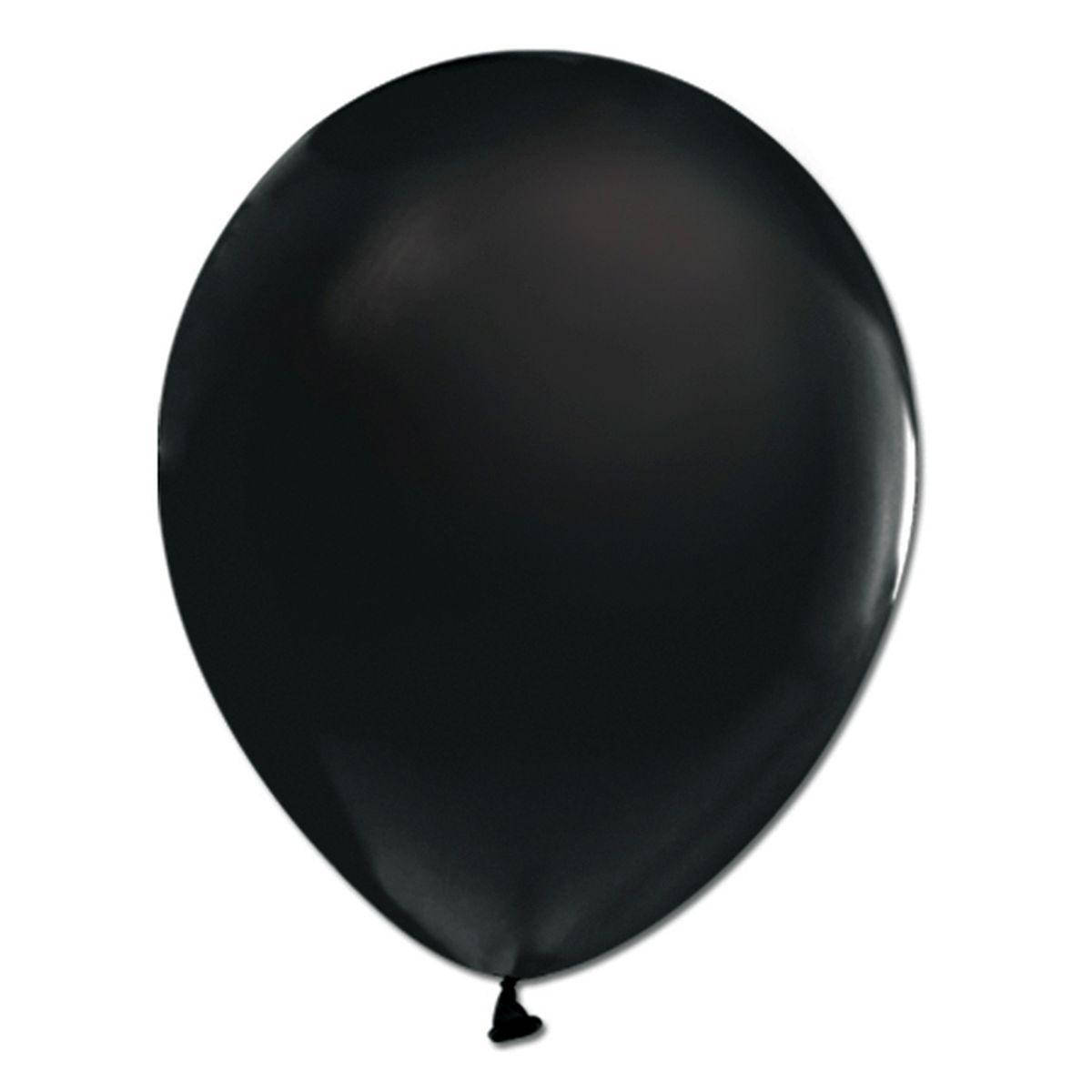 

Воздушные шары чёрные 12" (30 см) Balonevi, Черный