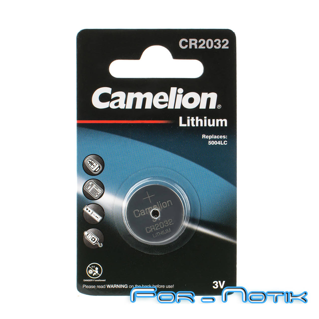 

Батарейка Camelion lithium CR2032 (CR2032-BP1)