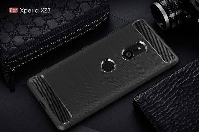 

TPU чехол накладка Urban для Sony Xperia XZ3 (4 цвета) чёрный