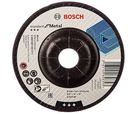 

Круг зачистной по металлу Bosch 125х6.0