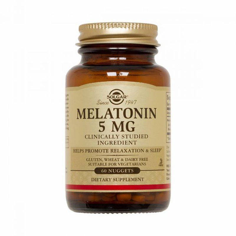 

Мелатонин Solgar Melatonin 5 мг 60 таблеток