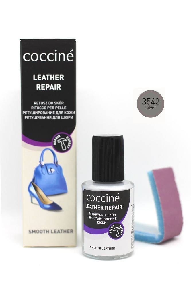 

Корректор-реставратор для кожи Серебряный Coccine LEATHER RAPAIR 10мл