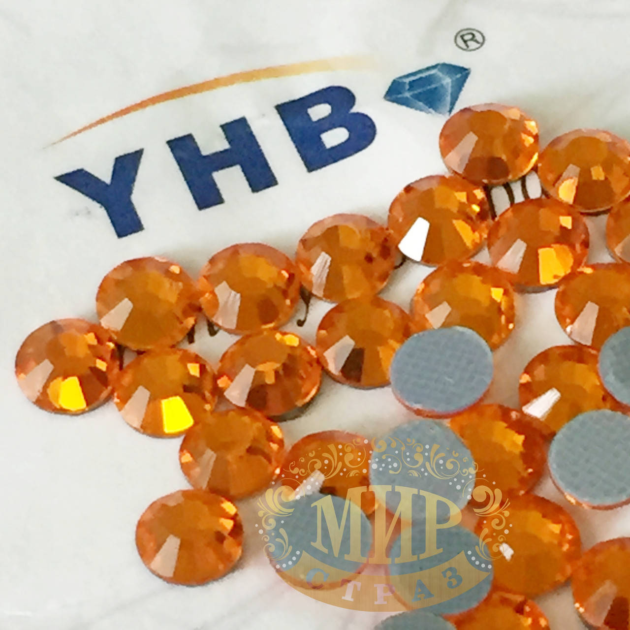 

Стразы YHB Lux, цвет Sun, HF, ss20 (4,8-5мм), 100шт