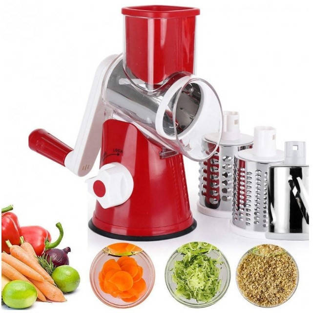 

Овощерезка мультислайсер для овощей и фруктов Kitchen Master Красная, Зелёный