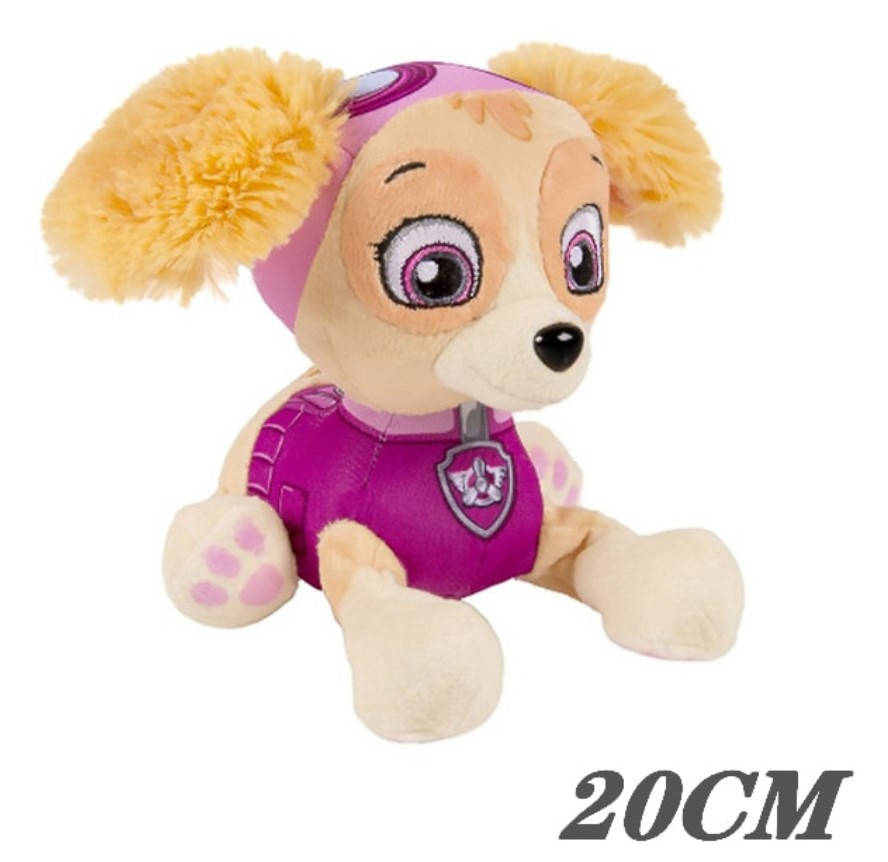 

Мягкая плюшевая игрушка Щенячий Патруль Скай из игры Paw Patrol 20 см, Розовый